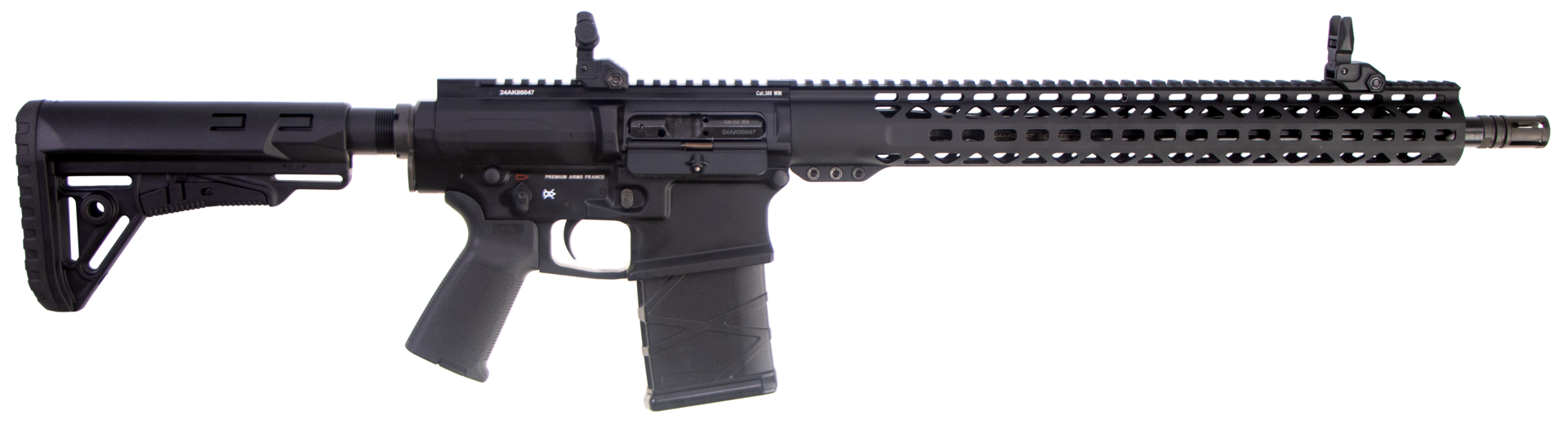 Carabine linéaire AR10 LEGACY ARMAMENT Straight Pull cal. .308 Win canon 16