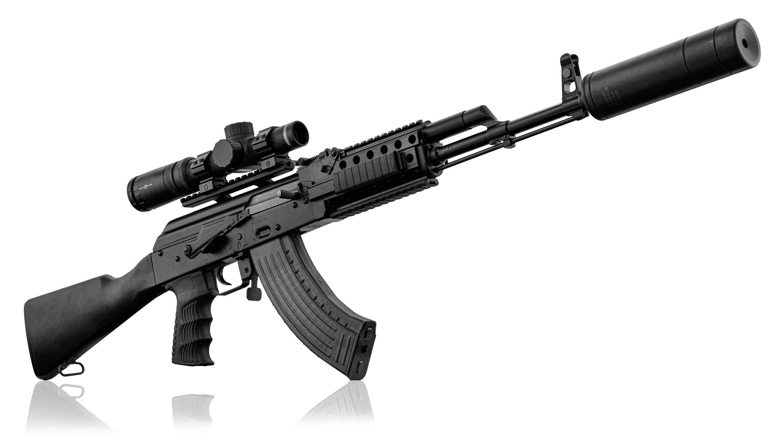 Pack Carabine AK WBP Jack 7.62x39 rail Picatinny avec optique LPVO