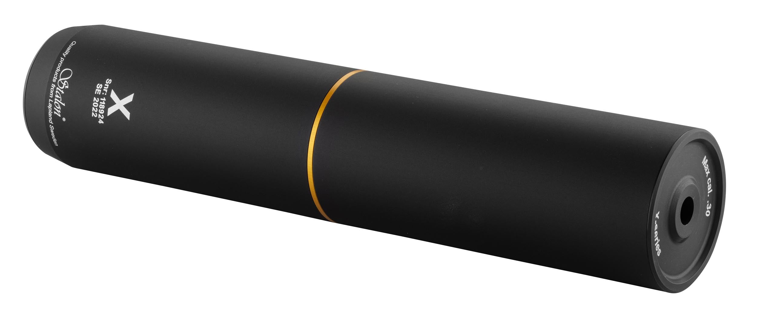 Silencieux STALON X108 Calibre .308 Winchester – Filetages 1/2x20 UNF, 1/2x28 UNEF, 5/8x24 UNEF, M14x1, M15x1, M17x1 et M18x1