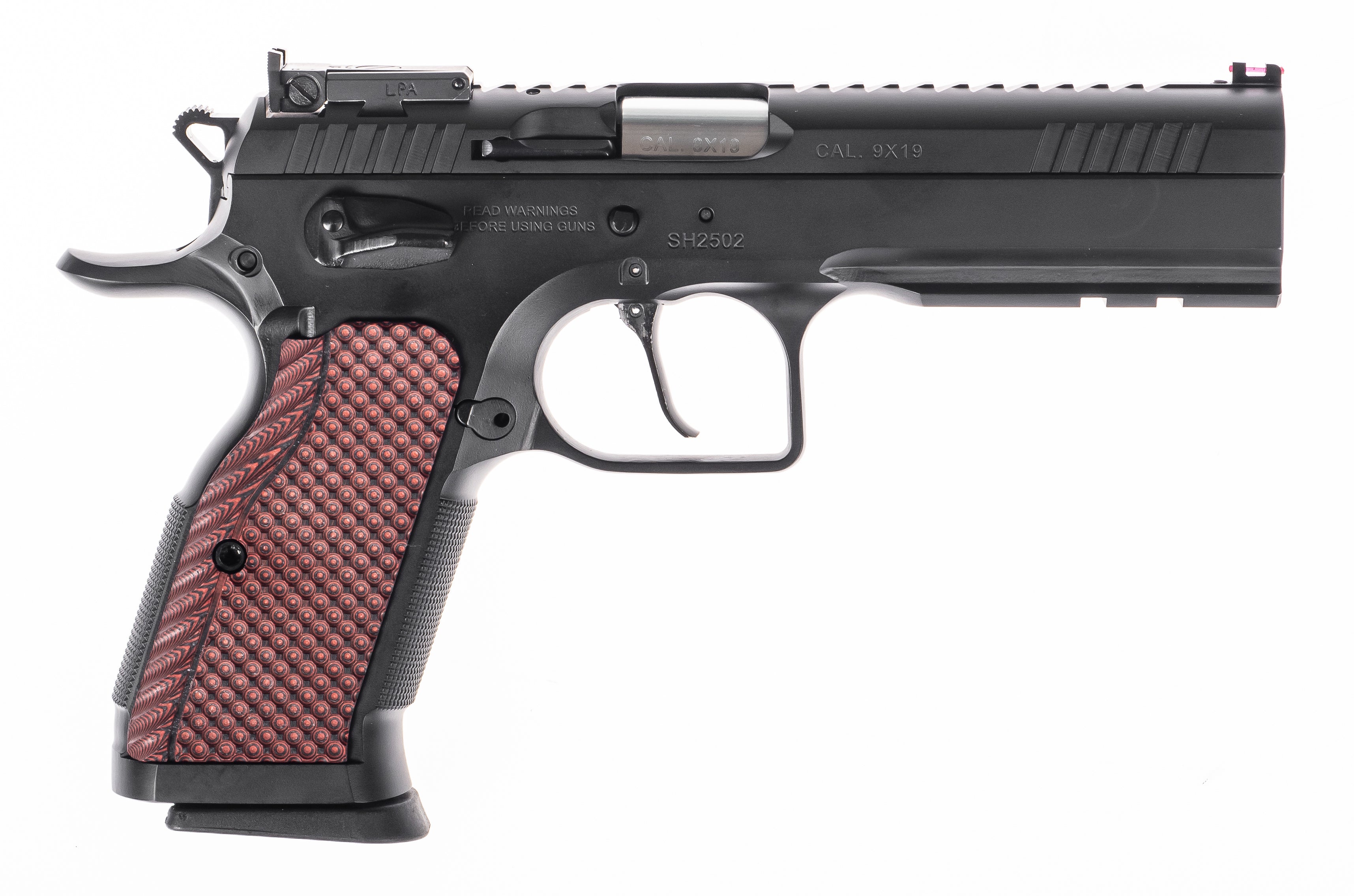 Pistolet TANFOGLIO STOCK III SPECIAL Optic Ready Black calibre 9X19