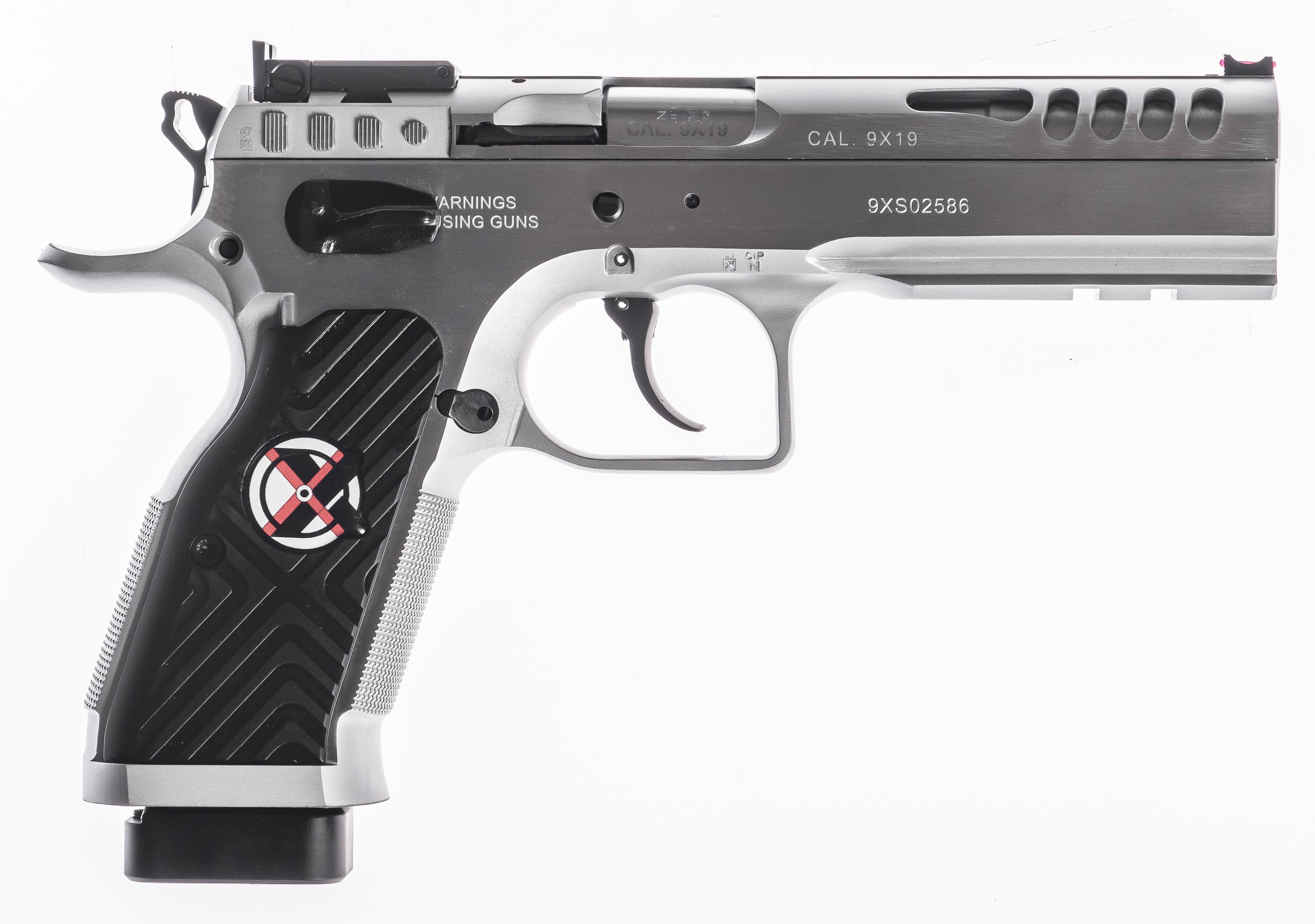 PISTOLET TANFOGLIO STOCK MASTER XTREME 9X19 CHROME