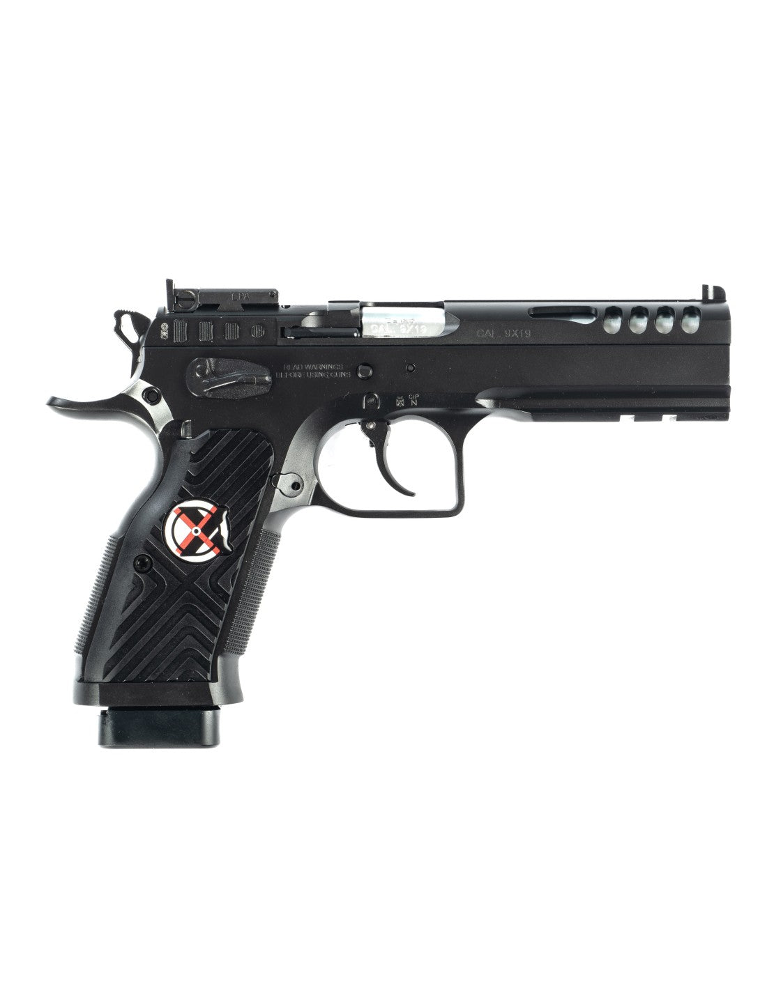 PISTOLET TANFOGLIO STOCK MASTER XTREME OPTIC 9X19 BLACK