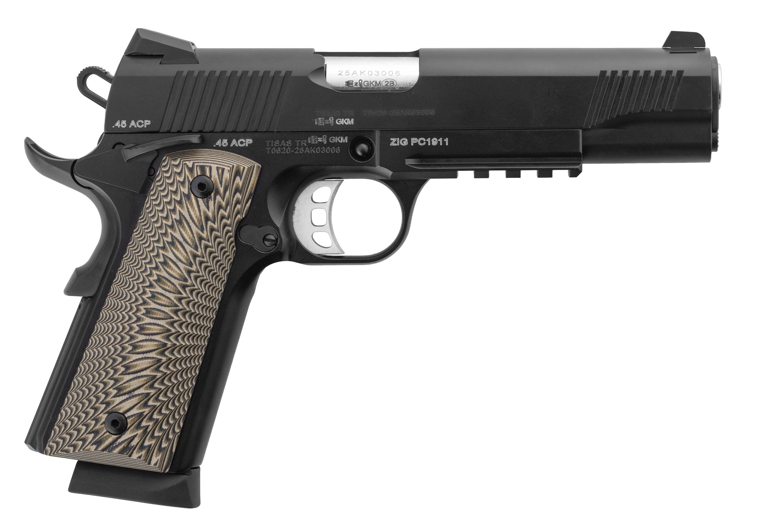 Pistolet TISAS ZIG PC 1911 Noir 5
