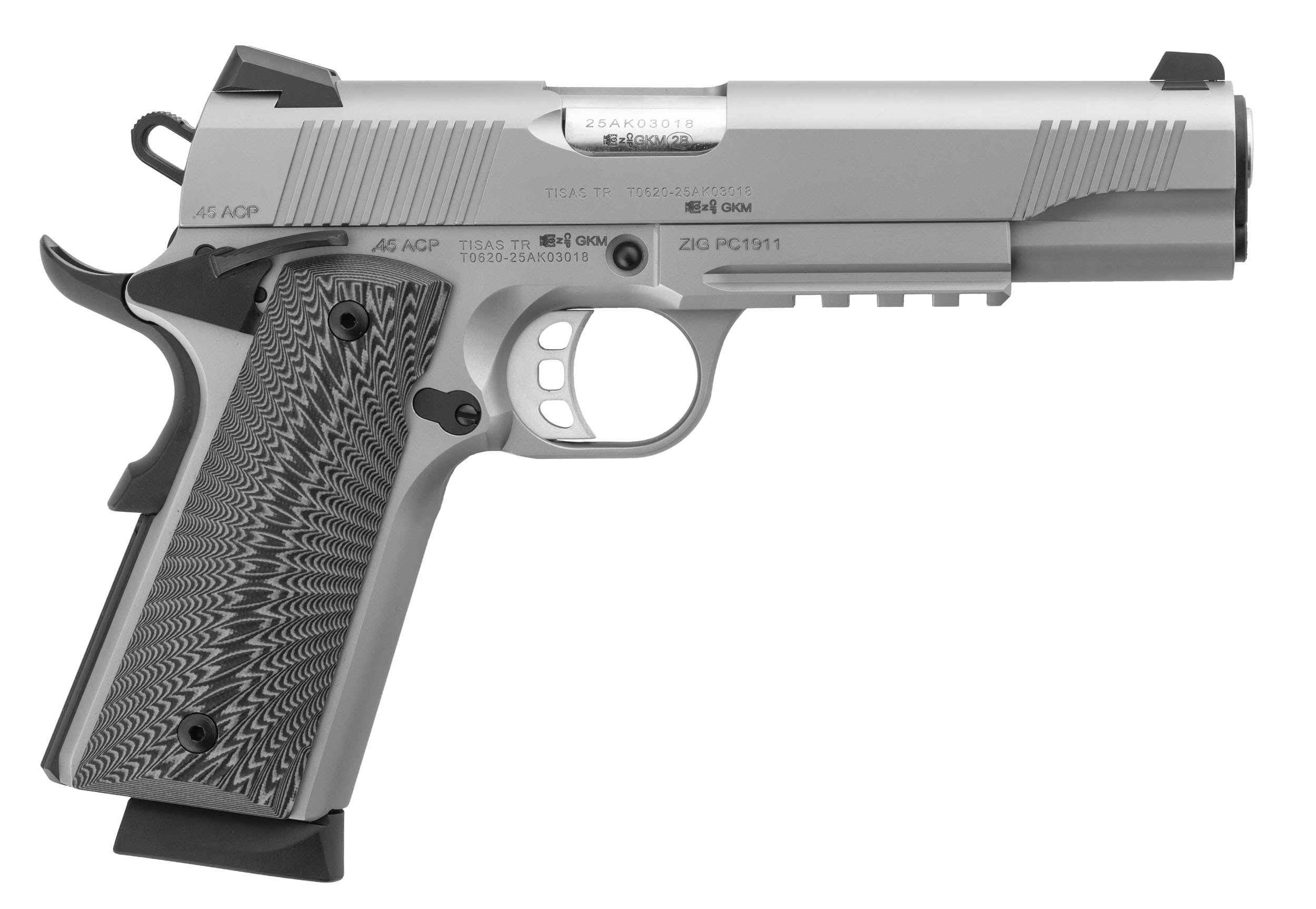 Pistolet TISAS ZIG PC 1911 Inox 5