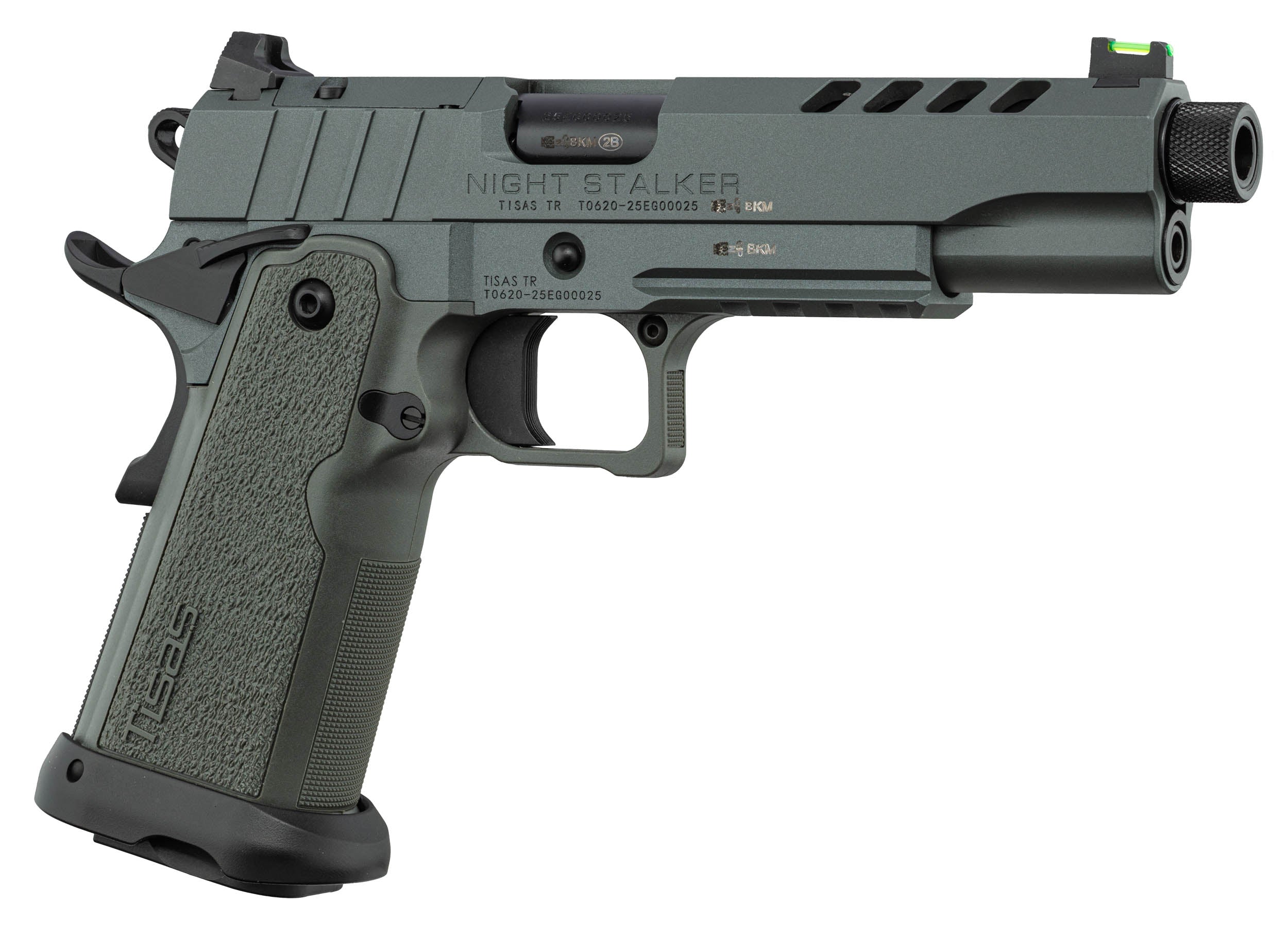 Pistolet TISAS 2011 Night Stalker Bull Barrel fileté cal. 9x19 mm Optic Ready