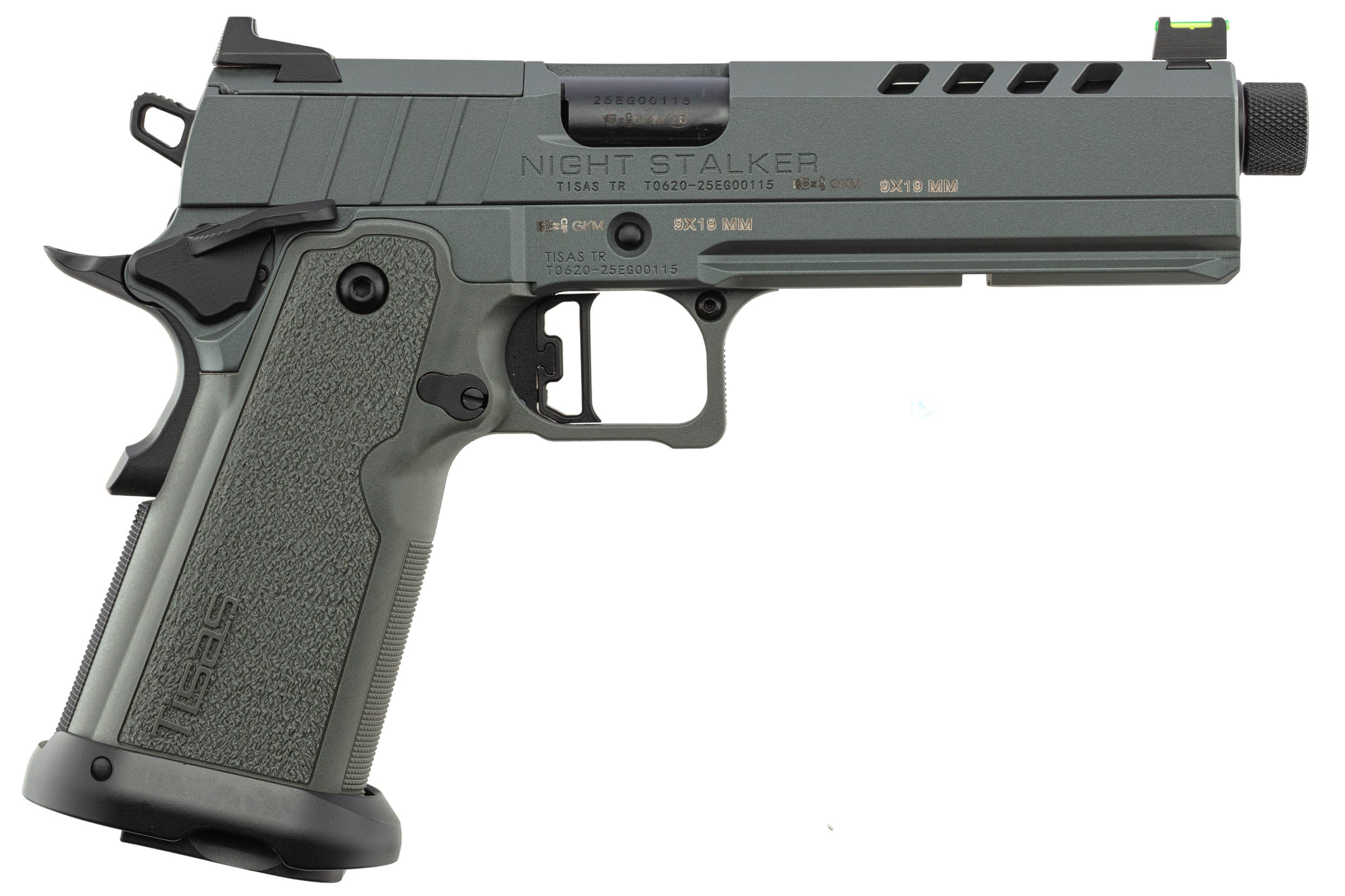 Pistolet TISAS 2011 Night Stalker Bull Barrel Full Frame cal. 9x19 Optic Ready