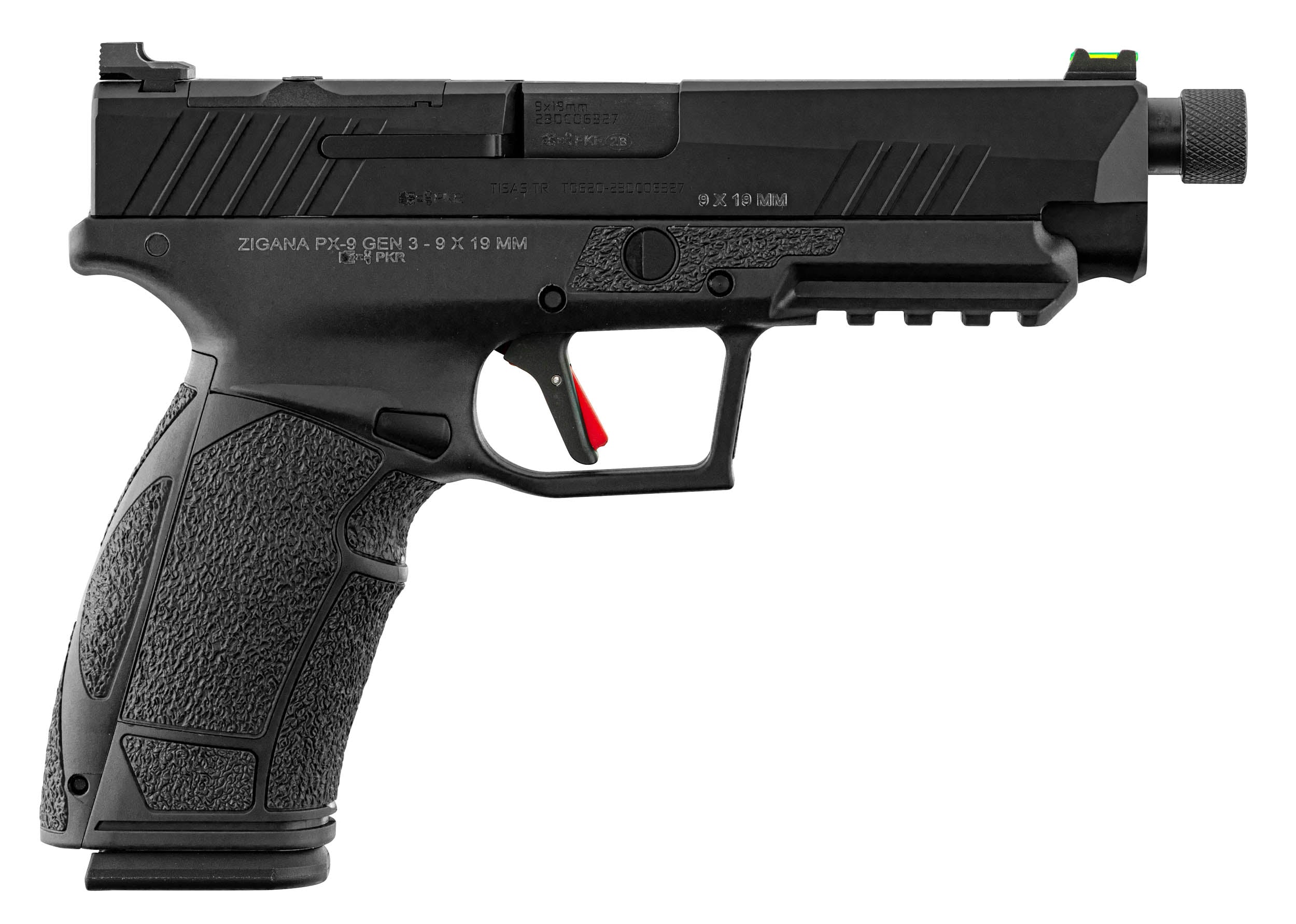 Pistolet TISAS PX-9 Duty Tactical Noir 9x19 mm Optic Ready