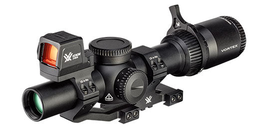 VORTEX PACK VENOM 1-6X24 + POINT ROUGE VENOM 3 MOA + MONTAGE MONOBLOC 30 MM