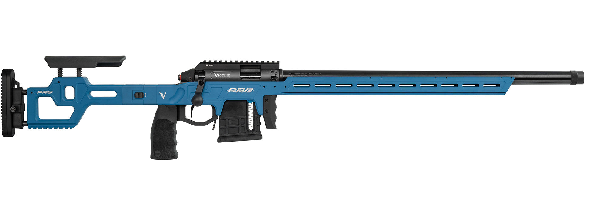 Carabine à verrou VICTRIX Venus Small Bore Pro bleue calibre .22 LR canon 22