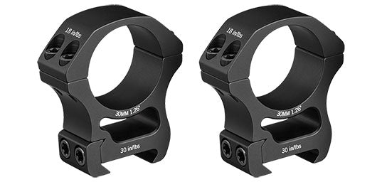 VORTEX Colliers Pro Series 30 mm  Montage Haut