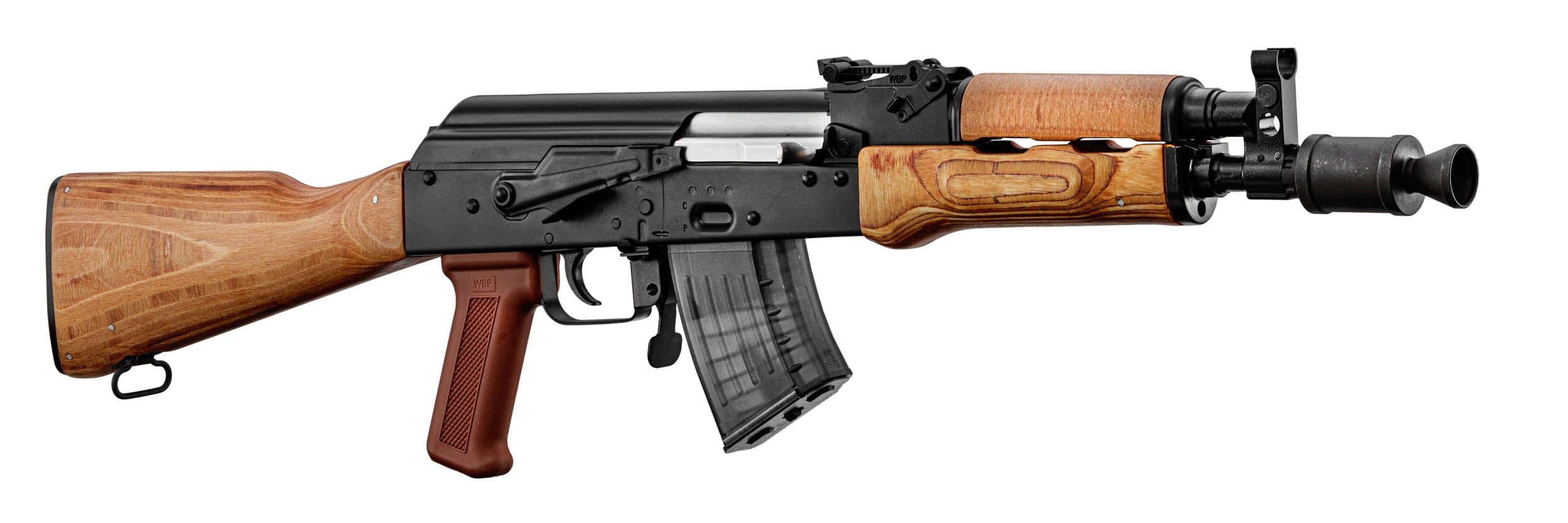 Carabine AK compacte WBP Mini Jack 7.62x39 bois canon 259 mm