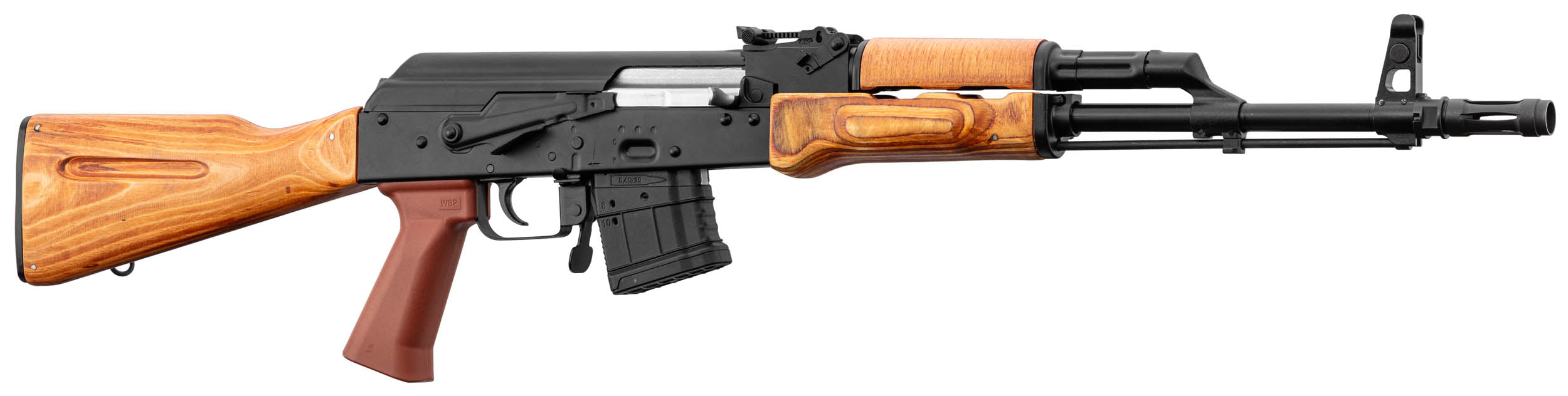 Carabine AK WBP Jack 5.45x39 crosse bois canon 415 mm