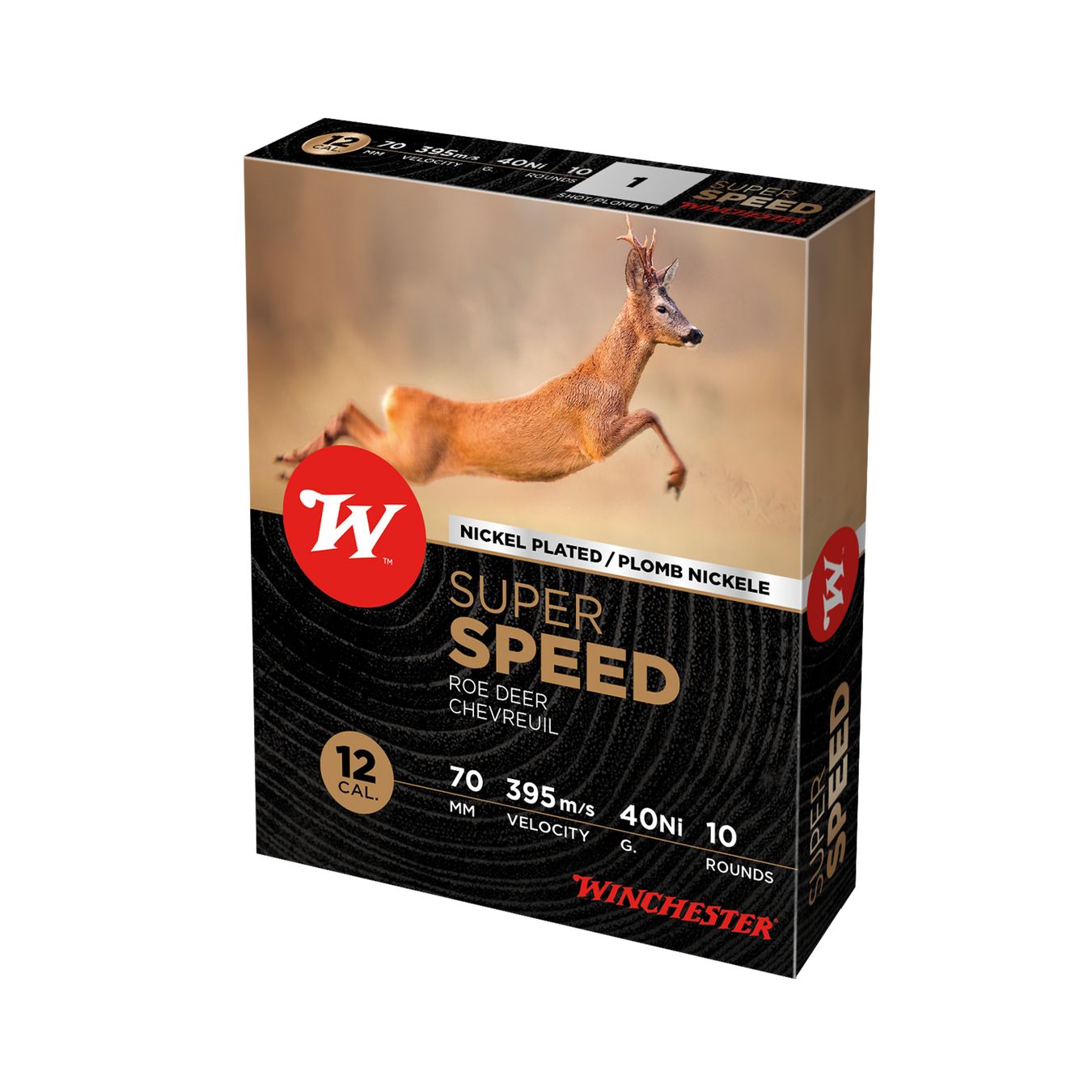 Cartouches WINCHESTER Super Speed Magnum G2 12/76 50 g plomb n°2 bourre à jupe – Lot de 300