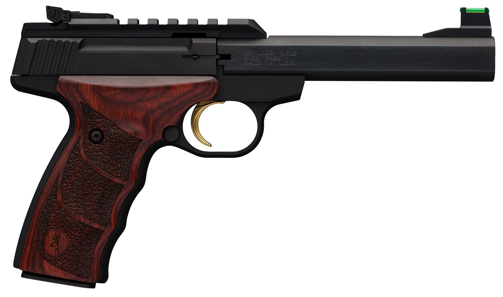 Pistolet BROWNING Buck Mark Plus Rosewood UDX Calibre .22 LR – 10 Coups