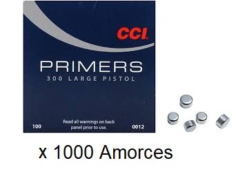 Amorces CCI Standard Large Pistol N°300 Boîte de 1000