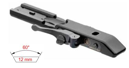 CONTESSA Montage Amovible Aimpoint H1 T1 H2 T2 Rail 12 mm
