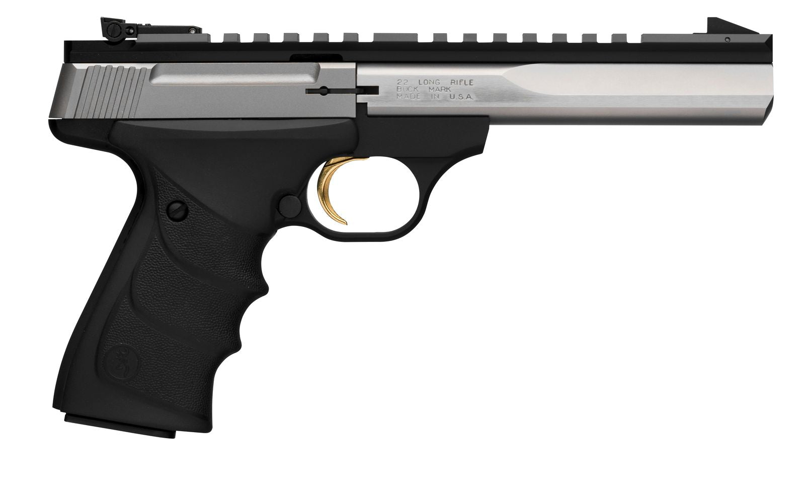 Pistolet BROWNING Buck Mark Contour Stainless URX Calibre .22 LR – 10 Coups