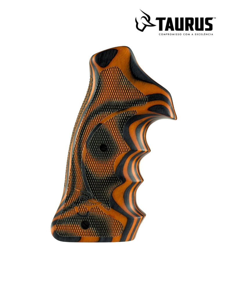Poignée bois laminé MBT GRIPS Sport pour revolver TAURUS orange