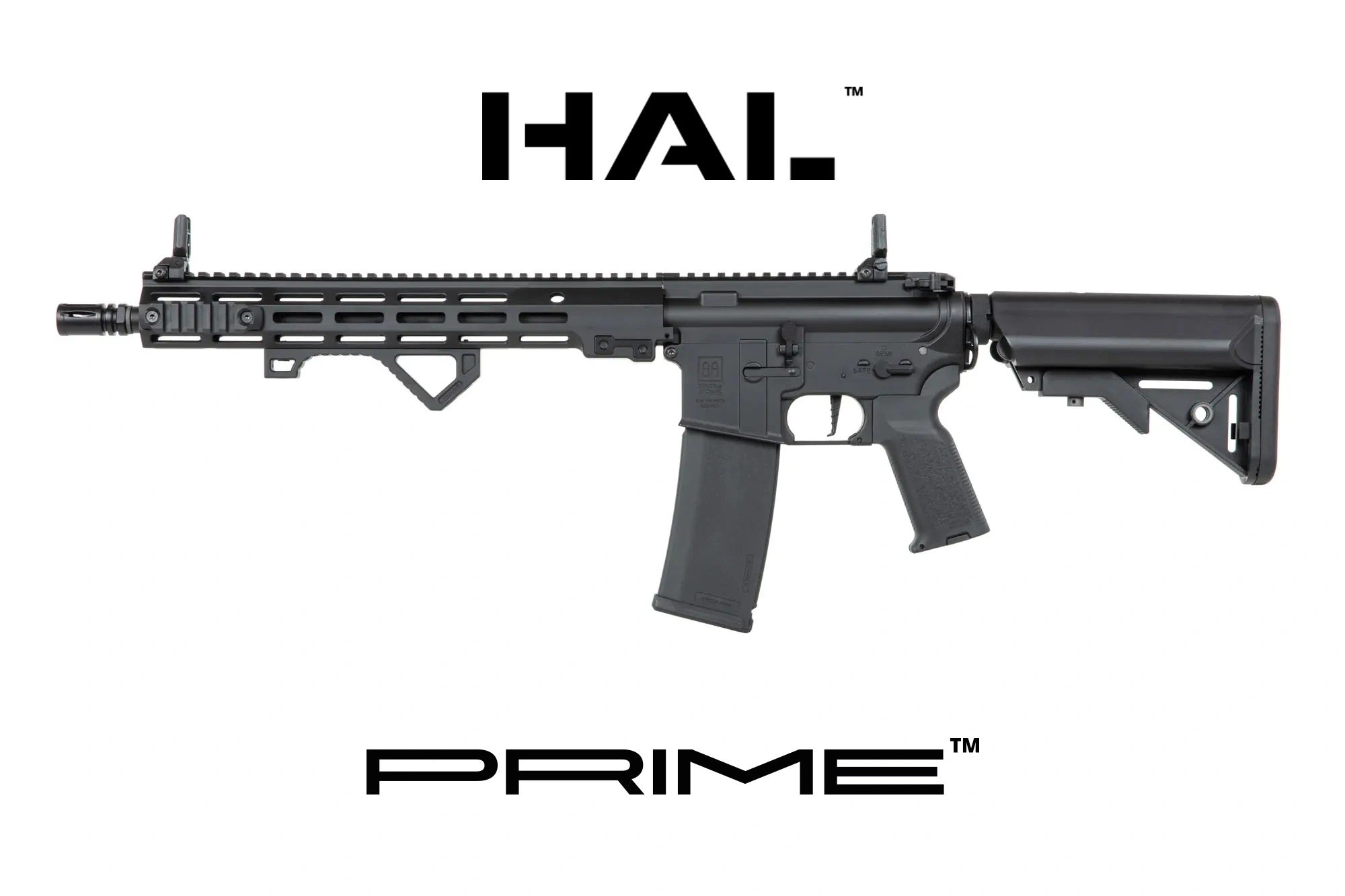 Réplique airsoft AEG SPECNA ARMS SA-P22 PRIME HAL ETU Brushless noire 6 mm