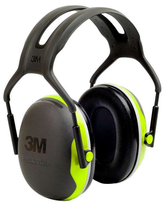 Casque anti-bruit 3M PELTOR X4A noir / vert fluo