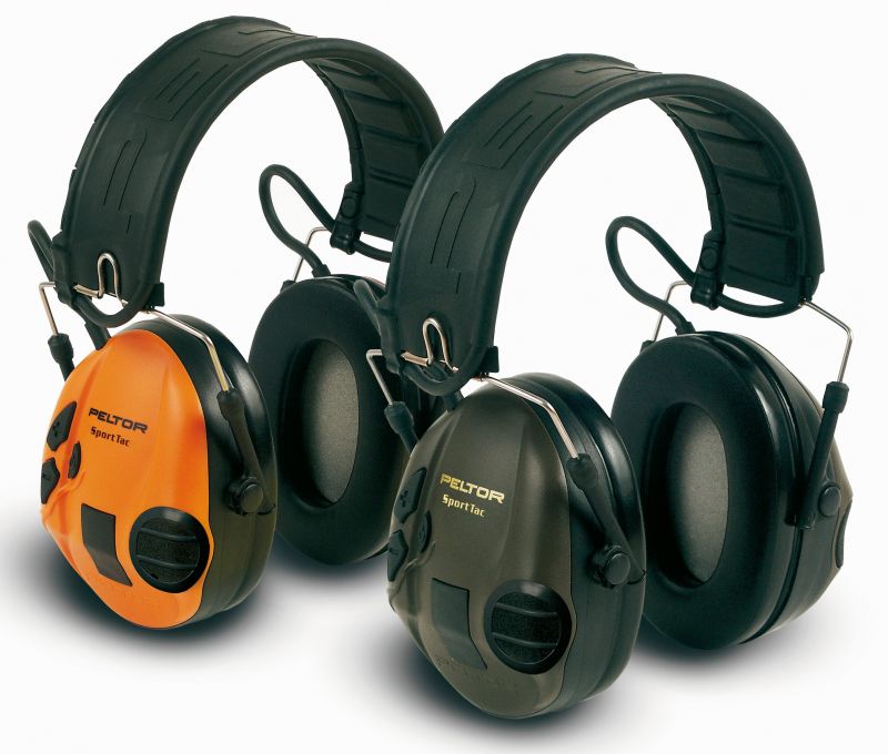 Casque électronique 3M PELTOR SportTac orange / vert