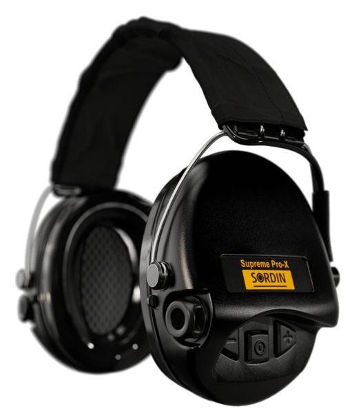 CASQUE ANTI BRUIT ÉLECTRONIQUE SORDIN SUPREME PRO X NOIR GEL