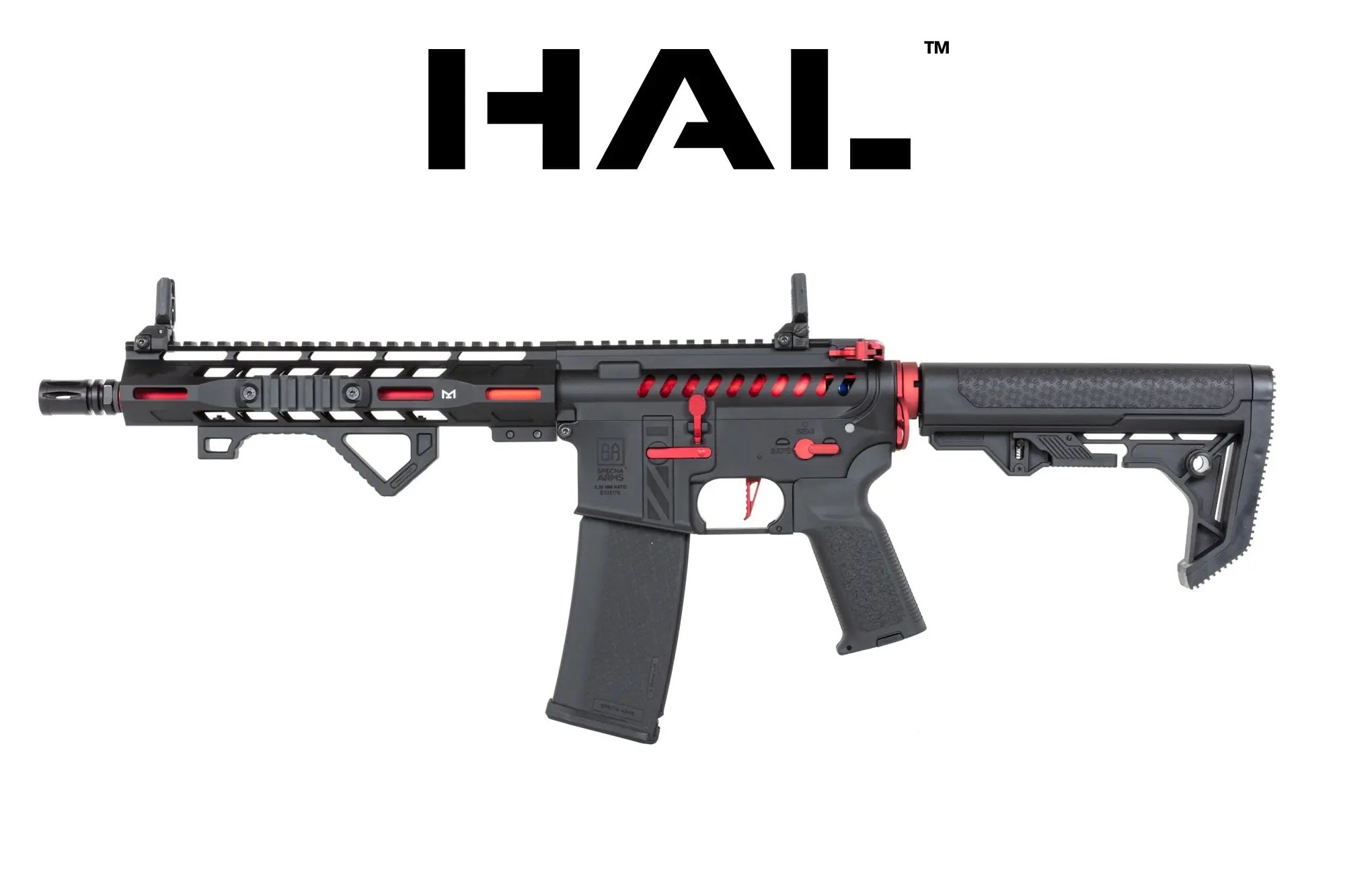 Réplique airsoft AEG SPECNA ARMS SA-E39-L EDGE Light Ops HAL ETU Rouge – 6 mm BB