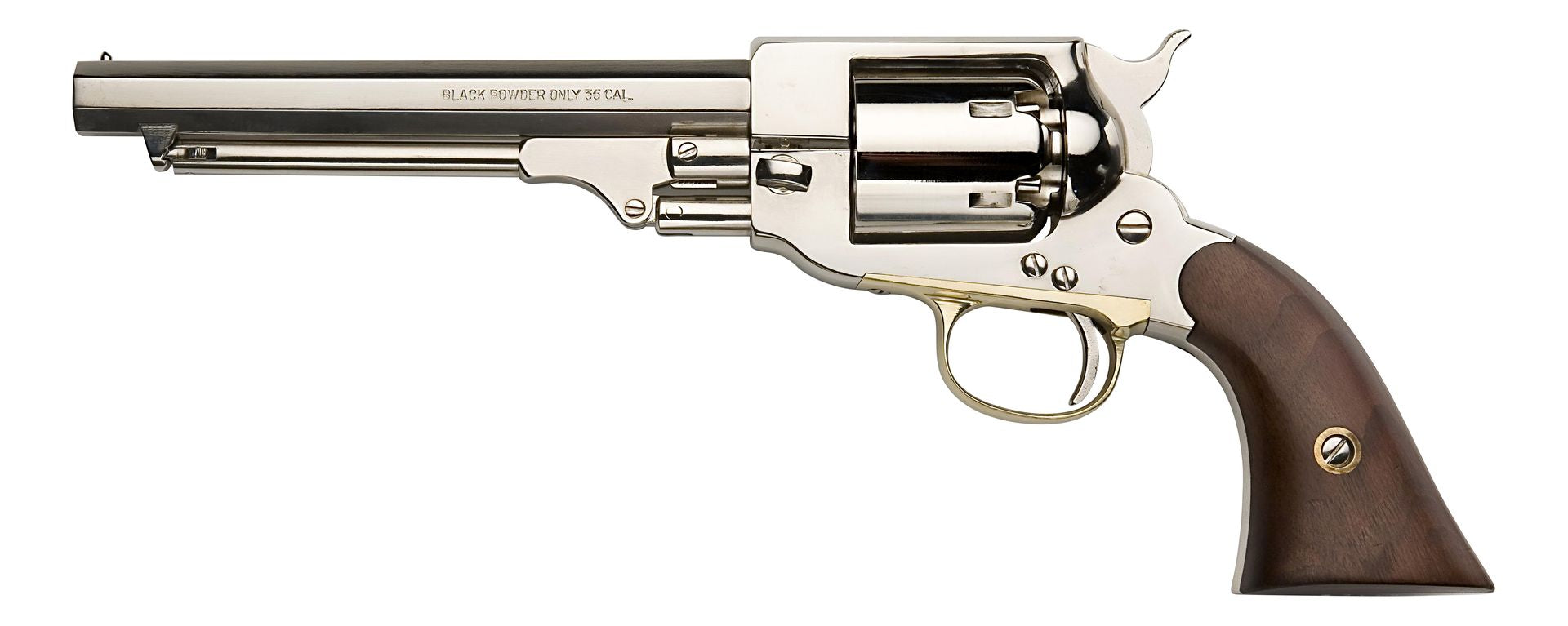 Revolver poudre noire PIETTA 1862 Spiller & Burr Nickel .36 PN