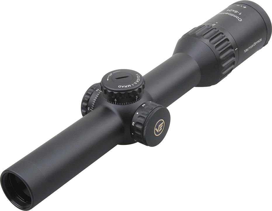 Lunette Vector Optics Continental X6 1-6x24 SFP Tactical BDC – Réticule VEC-T6M – Tube 30 mm