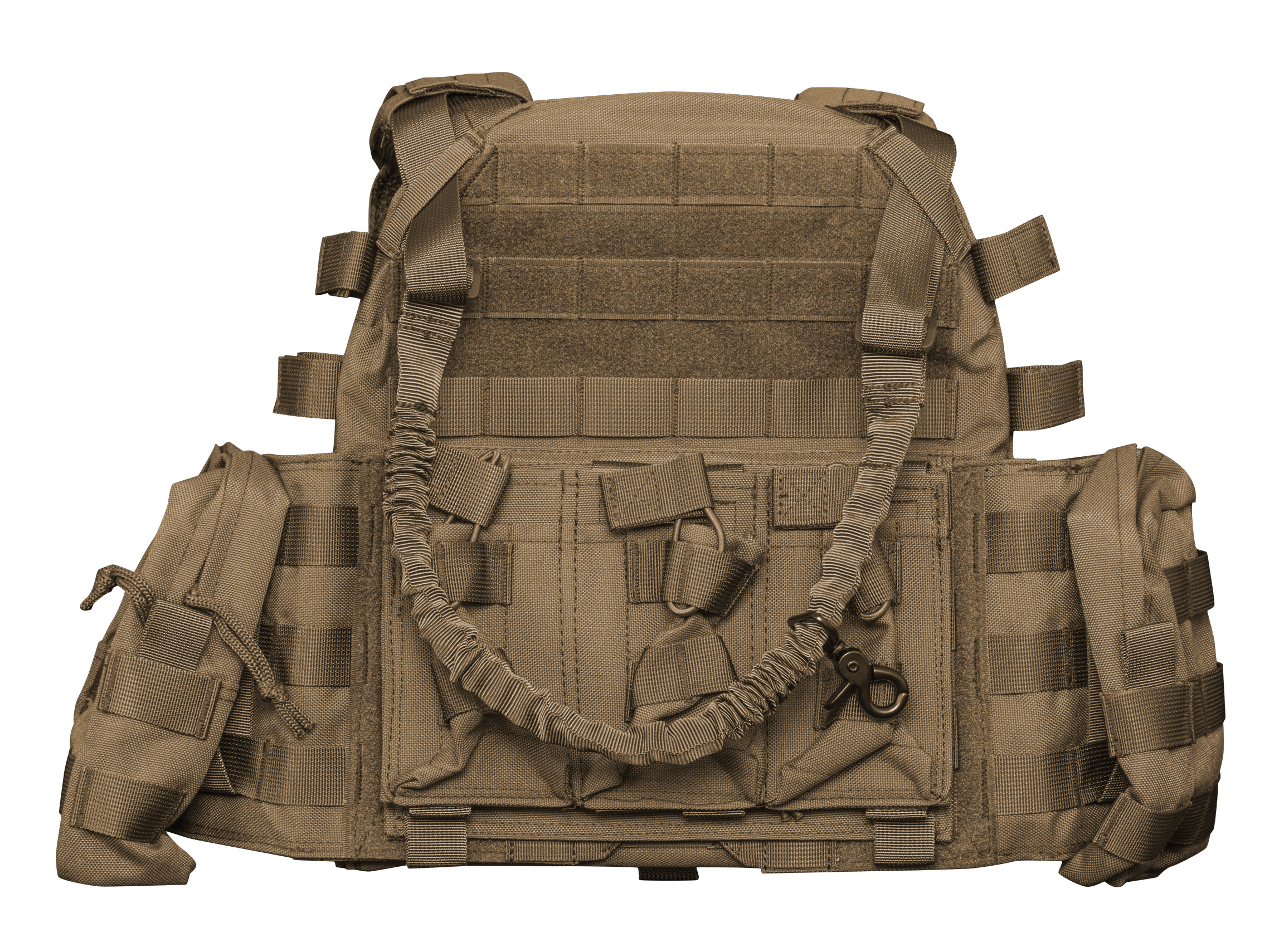 Veste tactique TACTICAL OPS Operator 500D Nylon Coyote MOLLE avec poches