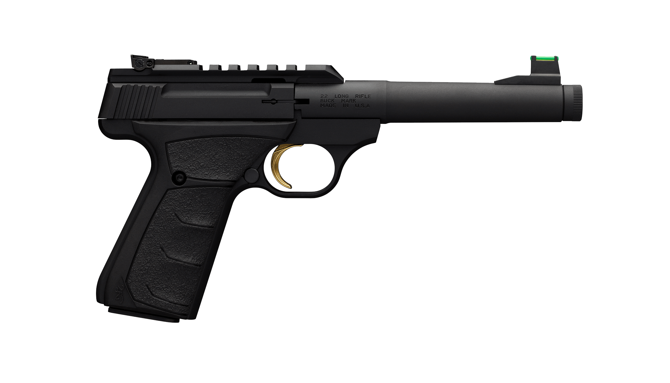 PISTOLET BROWNING BUCK MARK CAMPER UFX THREADED .22 LR – CANON FILETÉ 5