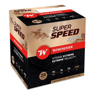 Lot de 600 cartouches WINCHESTER Super Speed G3 28/70 24 g plomb n°6 – Bourre à jupe