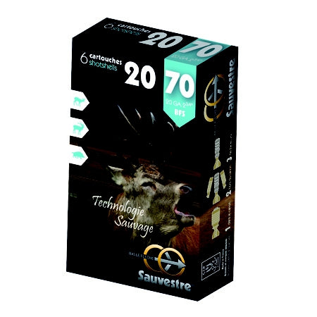 Balles SAUVESTRE BFS 20/70 22,5 g – Lot de 60 cartouches