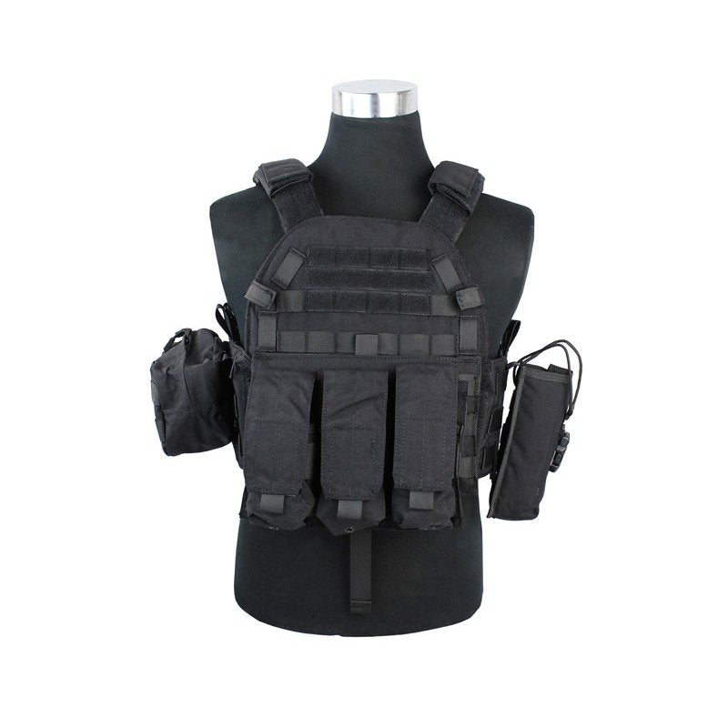Gilet porte-plaques TACTICAL OPS 6094 Noir