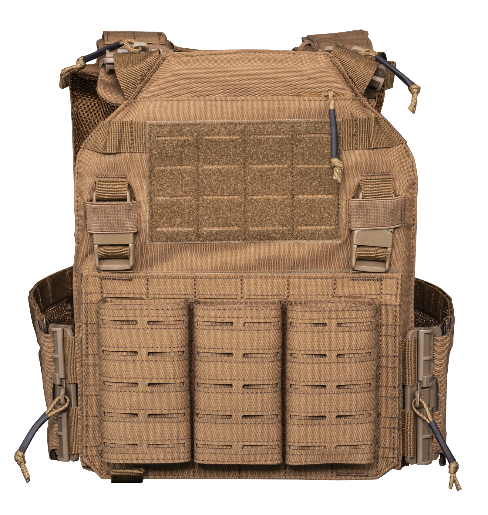Gilet porte-plaques TACTICAL OPS Quick Detach 600D Coyote