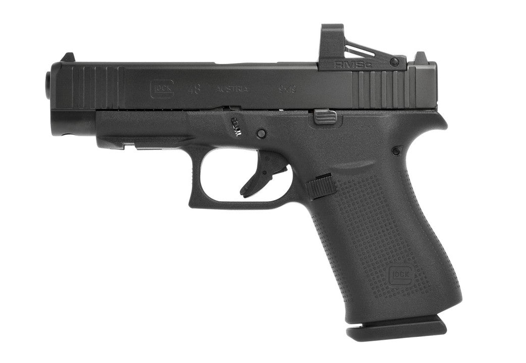 Pistolet GLOCK 48 MOS Rail calibre 9x19 avec optique Shield RMSc