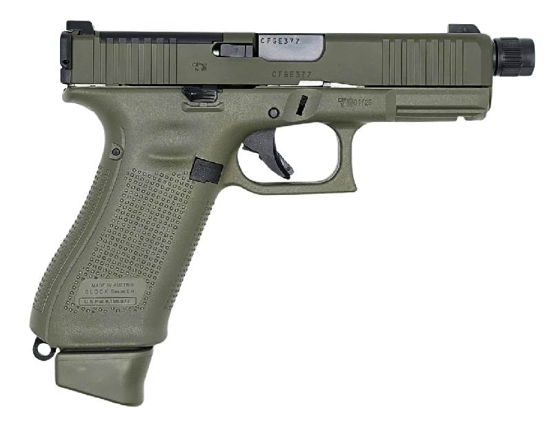 Pistolet GLOCK 45 Gen5 MOS FS fileté 9x19 Hunter ODG
