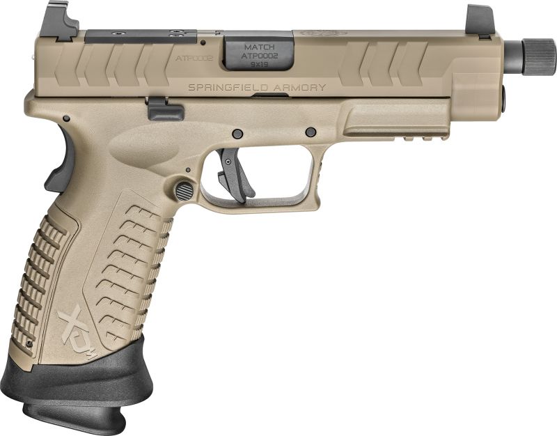Pistolet SPRINGFIELD ARMORY XD-M Elite 4.5 OSP Desert FDE cal. 9x19 canon fileté optic ready